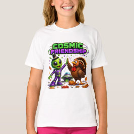Camiseta Día de Acción de Gracias por la Amistad Cósmica Pa