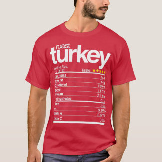 Camiseta Día de Acción de Gracias por los Hechos Nutriciona