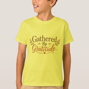 Camiseta Día de Acción de Gracias Reunidos por la Gratitud