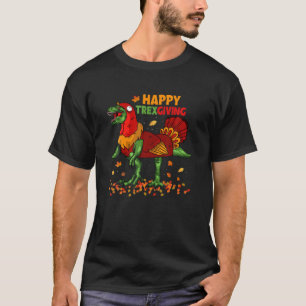Camiseta Día de Acción de Gracias T Rex Dinosaur Turkey Cos
