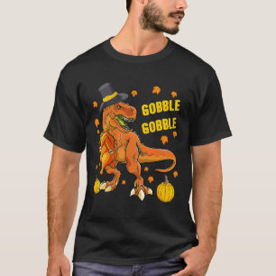 Camiseta Día de Acción de Gracias T Rex Dinosaur Turkey Cos
