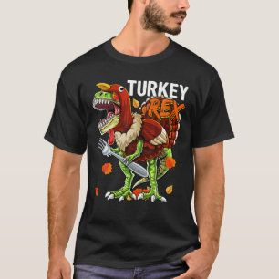 Camiseta Día de Acción de Gracias T Rex Dinosaur Turkey Cos