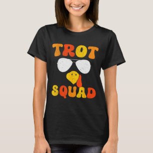 Camiseta Día de Acción de Gracias Trot Squad de pavo corrie