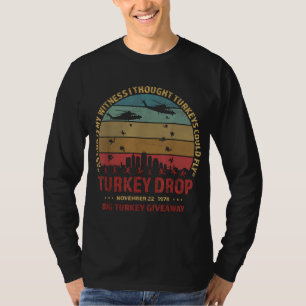 Camiseta Día de Acción de Gracias Turquía cae como Dios es