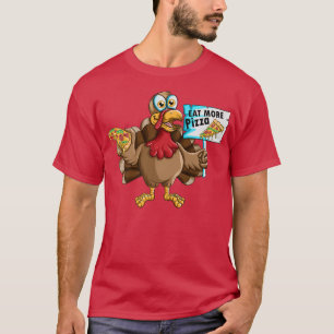 Camiseta Día de Acción de Gracias Turquía comida rápida com