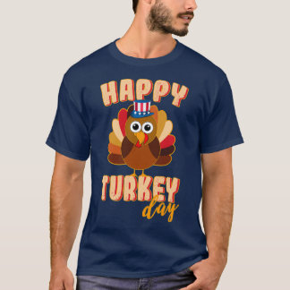 Camiseta Día de Acción de Gracias Turquía Divertidos niños 