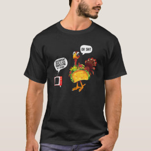 Camiseta Día de Acción de Gracias Turquía Fake Taco Acción 