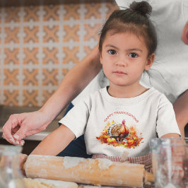 Camiseta Día de Acción de Gracias Turquía y calabazas