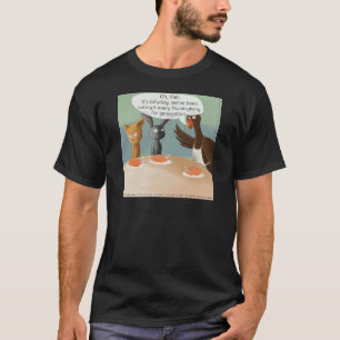 Camiseta Día de Acción de Gracias Vegano Divertido