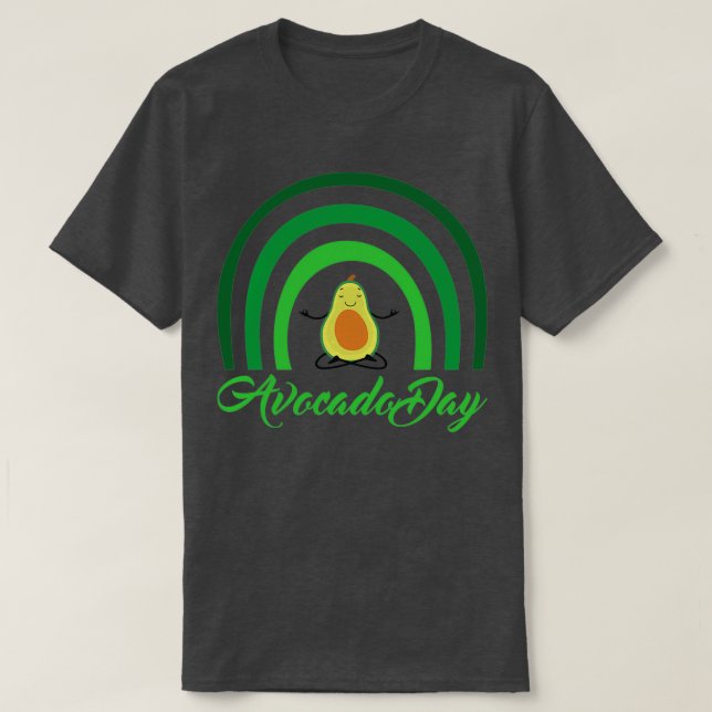 Camiseta día de aguacate (Diseño del anverso)