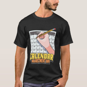 Camiseta Día de Ajuste del Calendario Año Nuevo 2 de Septie