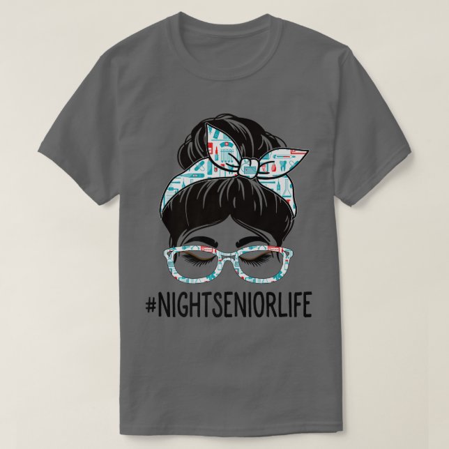 Camiseta Día de Apreciación de Semana Senior Noche Mujeres  (Diseño del anverso)