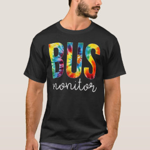 Camiseta Día de Apreciación de Tie Dye del Monitor de Bus d