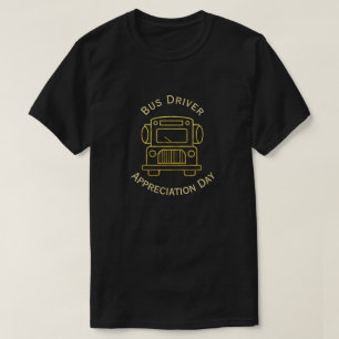 Camiseta Día de Apreciación del Conductor de Autob