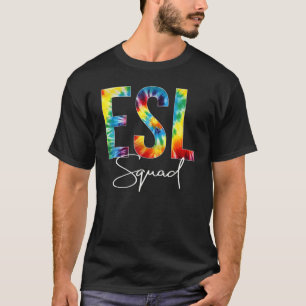 Camiseta Día de Apreciación del Esl Squad Tie Dye Hola De V