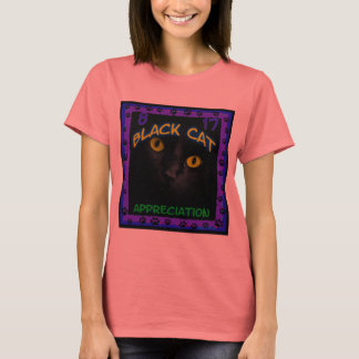 Camiseta ¡Día de Apreciación del Gato Negro!
