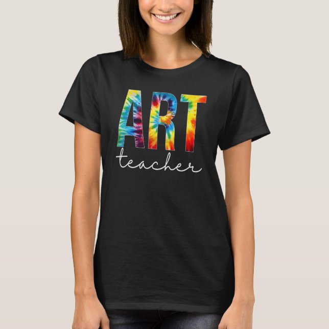 Camiseta Día de Apreciación del tinte del profesor de arte: (Anverso)