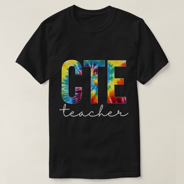 Camiseta Día de Apreciación del tinte del profesor de CTE S (Diseño del anverso)