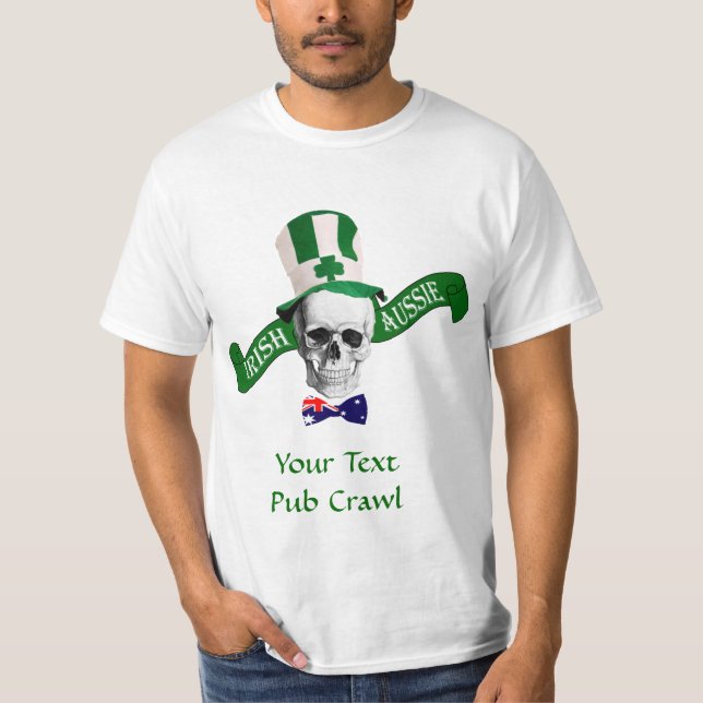 Camiseta Día de Aussie St Patrick (Anverso)