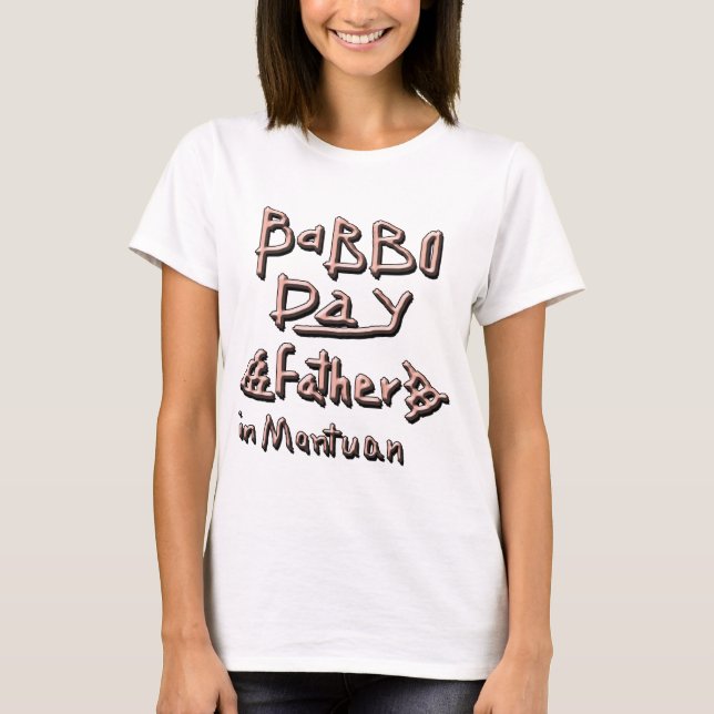 CAMISETA DÍA DE BABBO, PADRE EN MANTUAN 2 (Anverso)