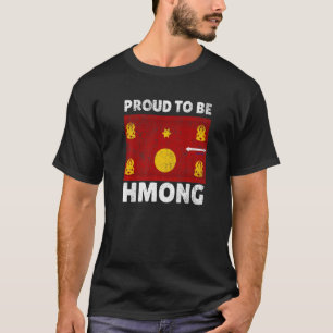 Camiseta Día de Bandera Étnica Hmong Miao Orgulloso De Ser