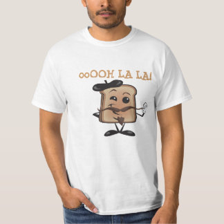 Camiseta Día de Bastille del dibujo animado de la tostada