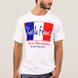 Camiseta ¡Día de Bastille francés, el 14 de julio, La