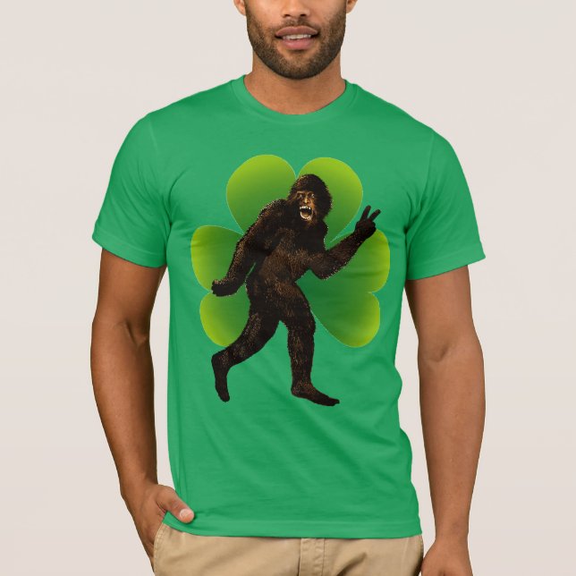 Camiseta Día de Bigfoot St Patrick (Anverso)