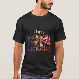Camiseta Día de brujas Día de acción de gracias Feliz Hallo