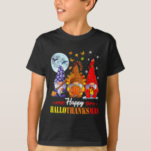 Camiseta Día de brujas Día de acción de gracias Navidad Fel
