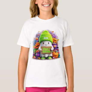 Camiseta Día de Brujas Fantasma Boo - Feliz Halloween