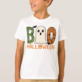 Camiseta Día de Brujas Fantasma Boo Niños