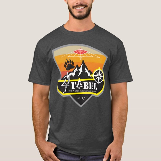 Camiseta Día de camping retro (Anverso)