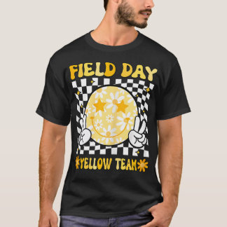 Camiseta Día de Campo Color del Equipo Amarillo Viaje Escol