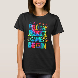 Camiseta Día de Campo Dejemos que los juegos comiencen el c