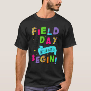 Camiseta Día de campo Dejemos que los juegos empiecen Chica