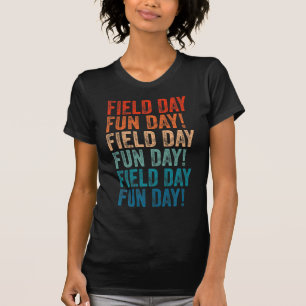 Camiseta día de campo divertido día retro Día de campo prof