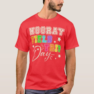 Camiseta Día de Campo Divertido en la Escuela Hooray Viaje 