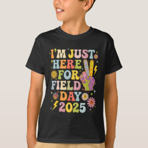 Camiseta Día de Campo en la Escuela Divertida Estoy Aquí So