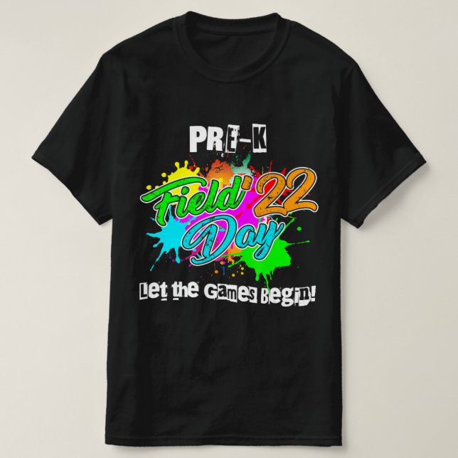 Camiseta Día de campo previo al K 2022 que comiencen los ju (Diseño del anverso)