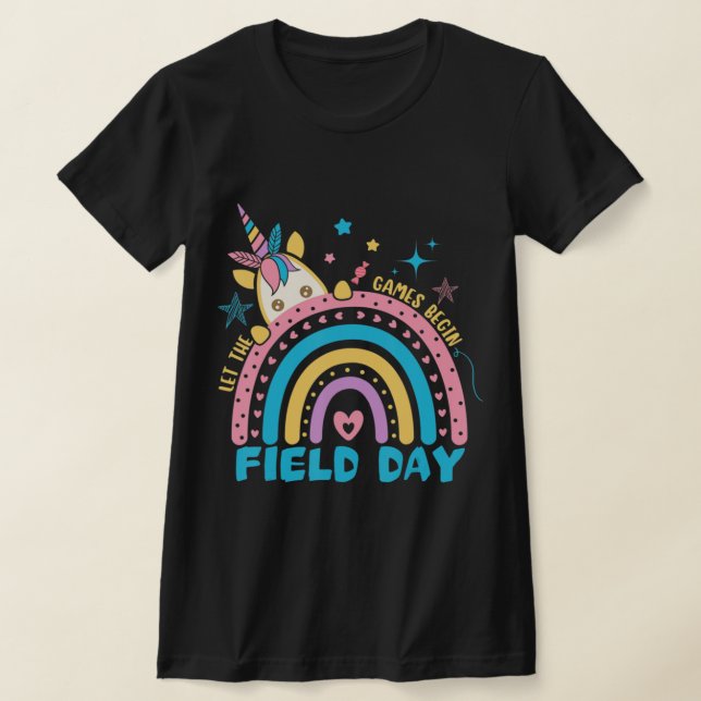 Camiseta Día de Campo Que Los Juegos Empiecen El Equipo De  (Distribución)