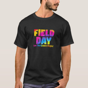 Camiseta Día De Campo Que Los Juegos Empiecen Un Tye