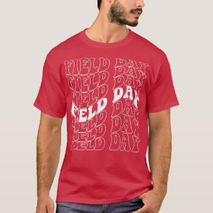 Camiseta Día de campo retro para viajes escolares de profes