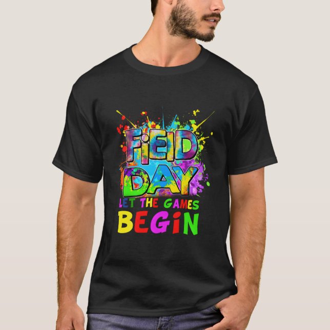 Camiseta Día de Campo Tiempo Profesores 2023 Juegos Comienz (Anverso)