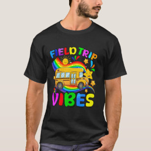 Camiseta Día de Campo Vibraciones Divertidas Excursión Esco