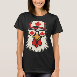 Camiseta Día de Canadá Bandera canadiense Hoja de arce Poll