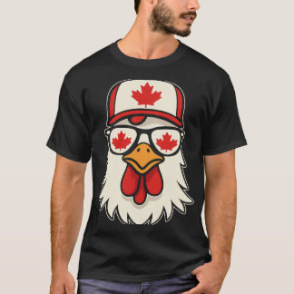 Camiseta Día de Canadá Bandera canadiense Hoja de arce Poll