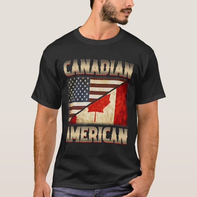 Camiseta Día de Canadá Cute Bandera Canadiense Canadiense (Anverso)