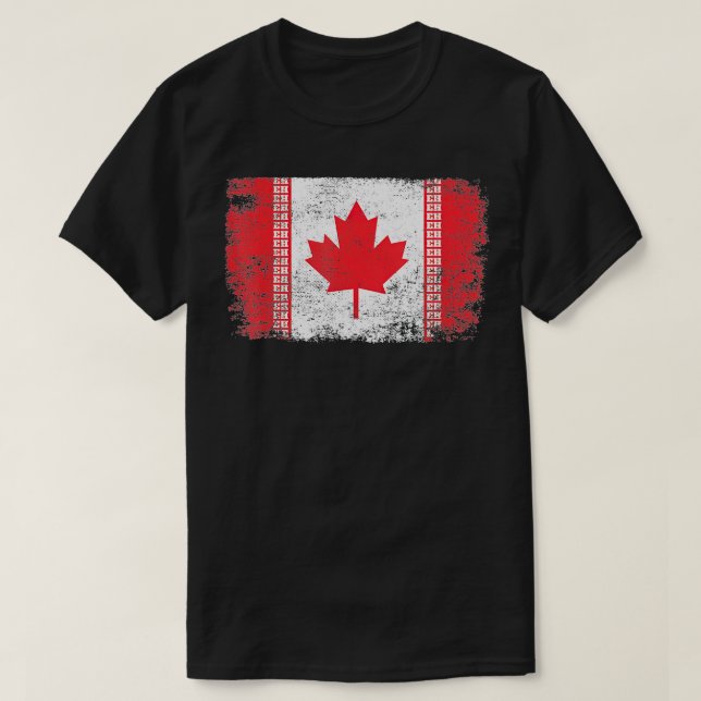 Camiseta Día de Canadá Divertido canadiense con problemas E (Diseño del anverso)