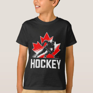 Camiseta día de Canadá hockey patriótico hoja de arce canad